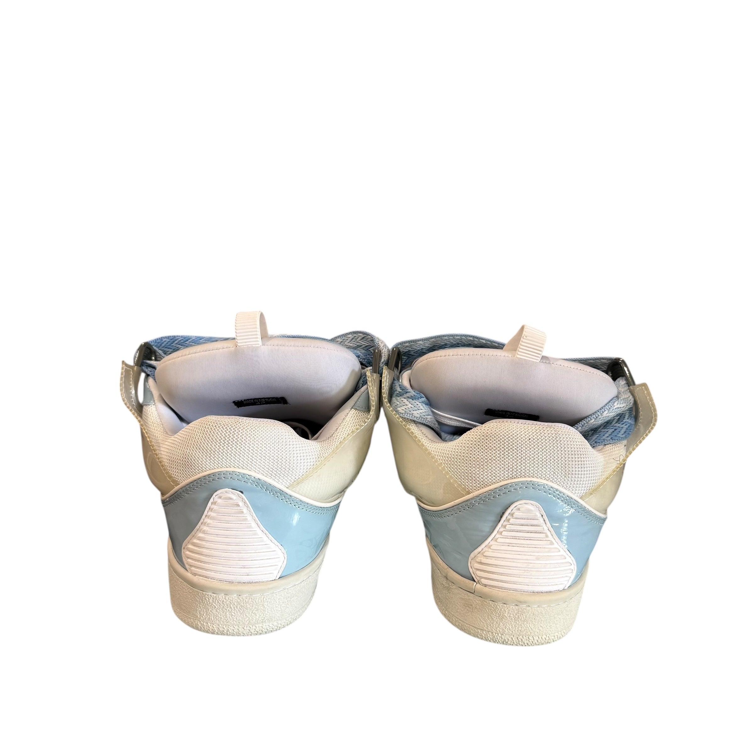 Wht/Blu Lanvin Sneaker