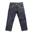 Kids Evisu Blue/Lime Green Jeans