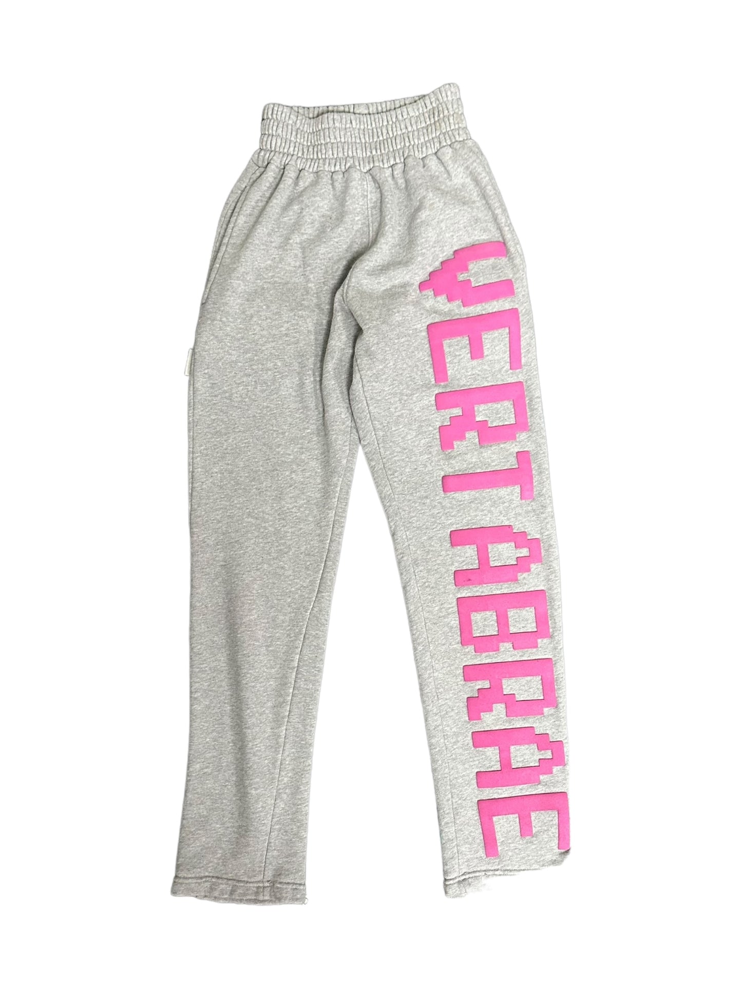 Vertabrae Grey/Pink Sweatpants