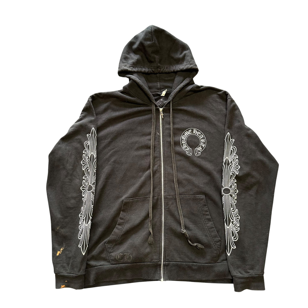 Chrome Hearts Zip-Up Hoodie