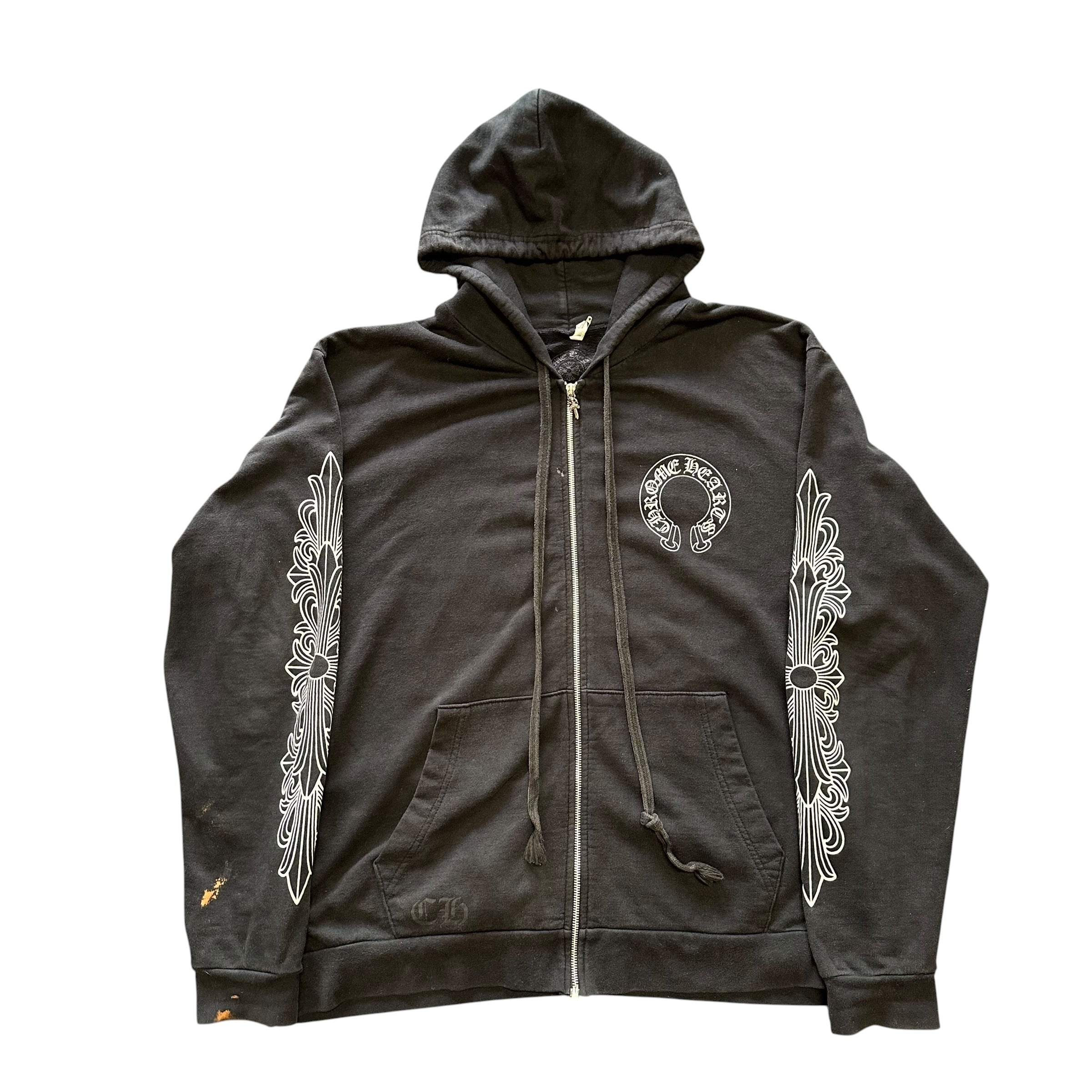 Chrome Hearts Zip-Up Hoodie