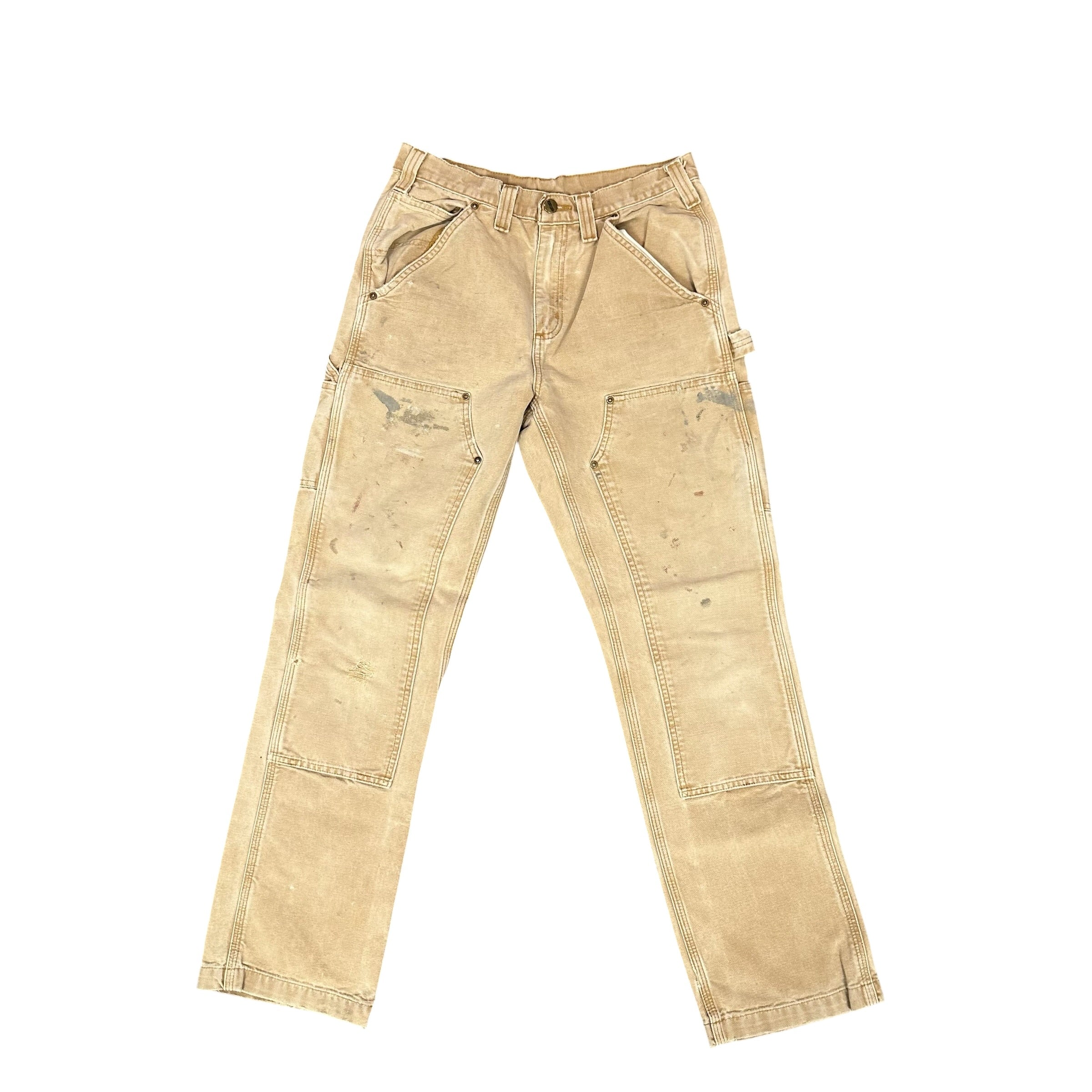 Tan Carhartt Double Knee Pants (30x32)