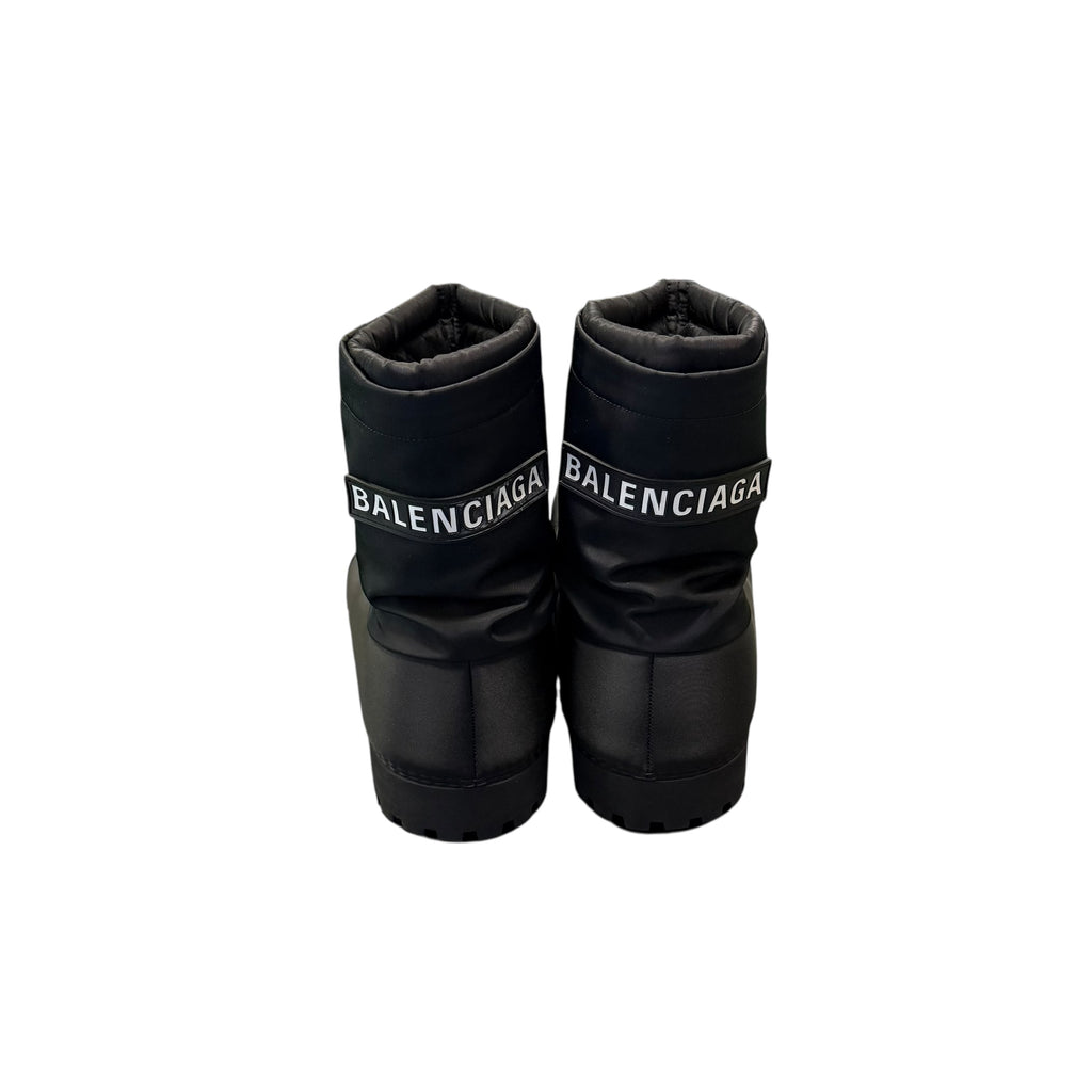 Black Balenciaga High Alaska Boots