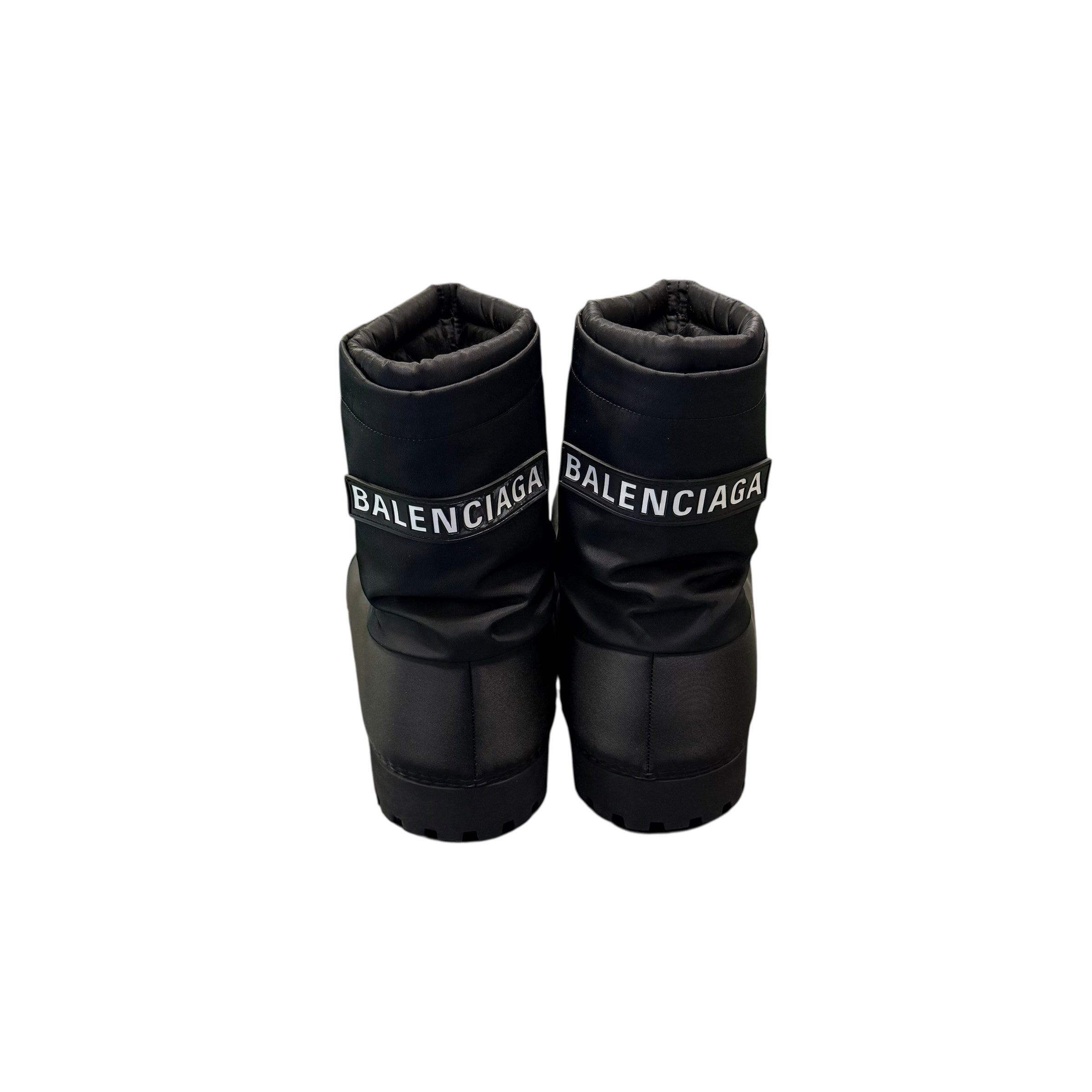 Black Balenciaga High Alaska Boots
