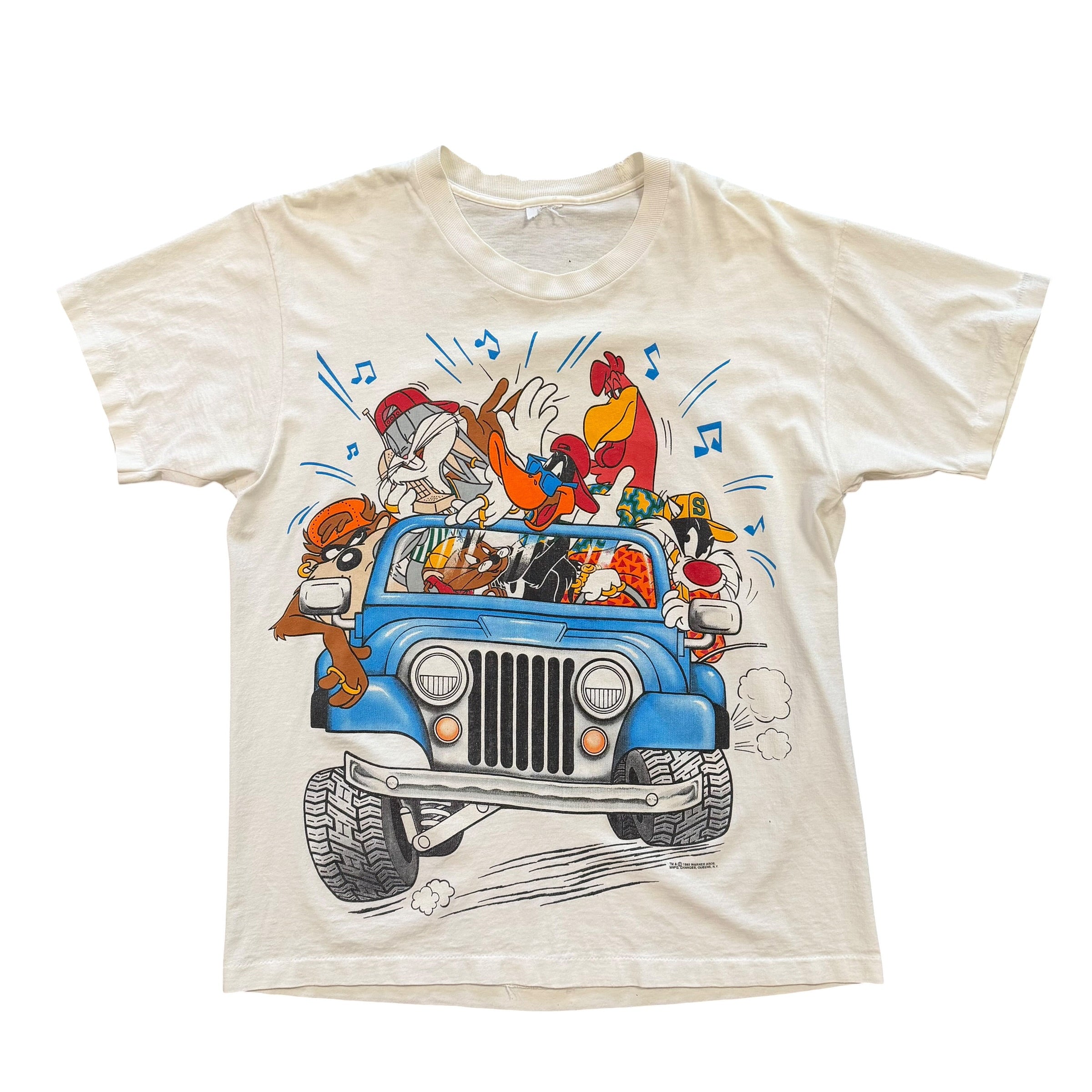 ‘93 Looney Tubes Jeep Tee