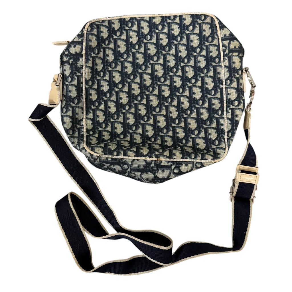 Christian Dior Vintage Crossbody Canvas Bag Medium
