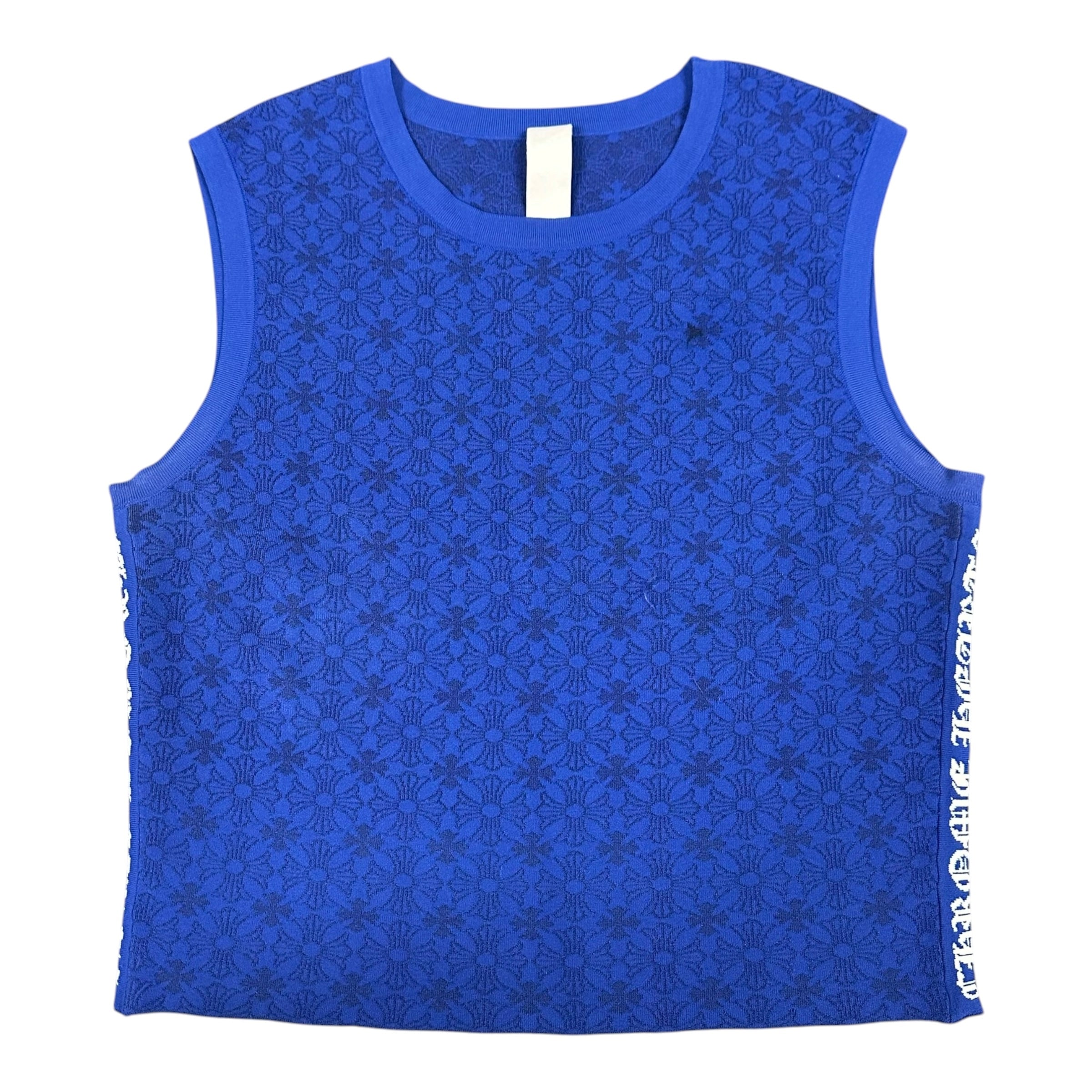 Chrome Heart Sleeveless Cross Logo Tee