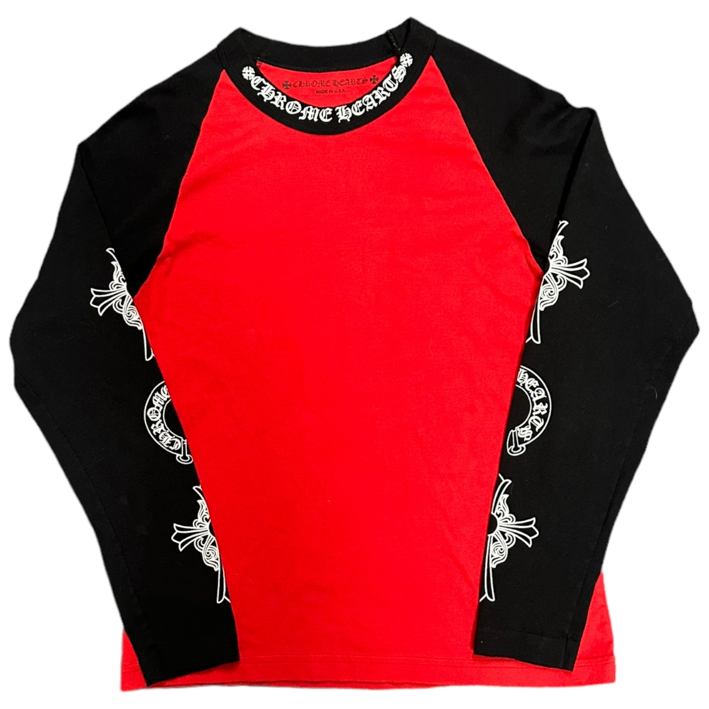 Red Chrome Baseball Tee