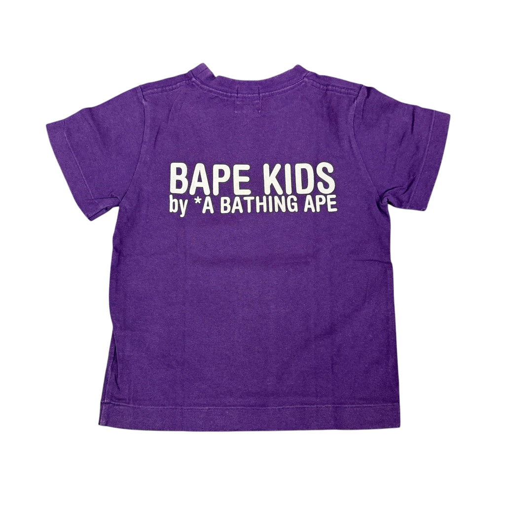 Kids Bape Baby Milo Ape Purple Tee