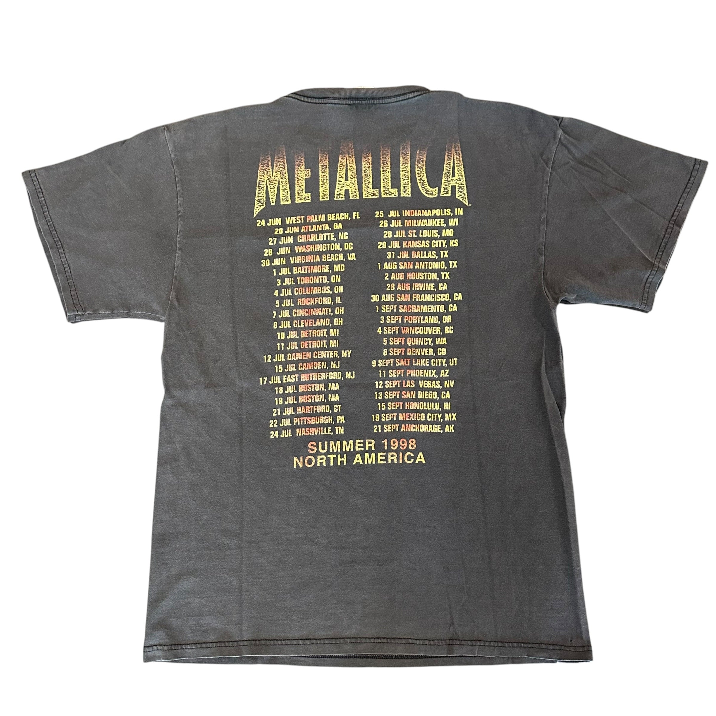 Vintage Faded Black Metallica Shirt