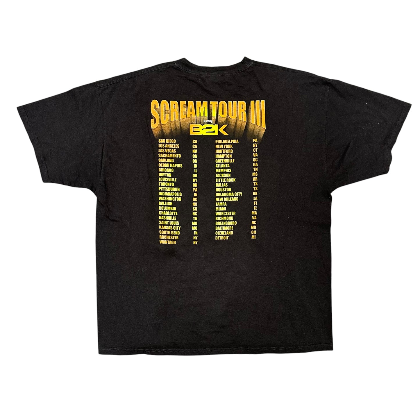 Vintage B2K Scream Tour 3 Tee