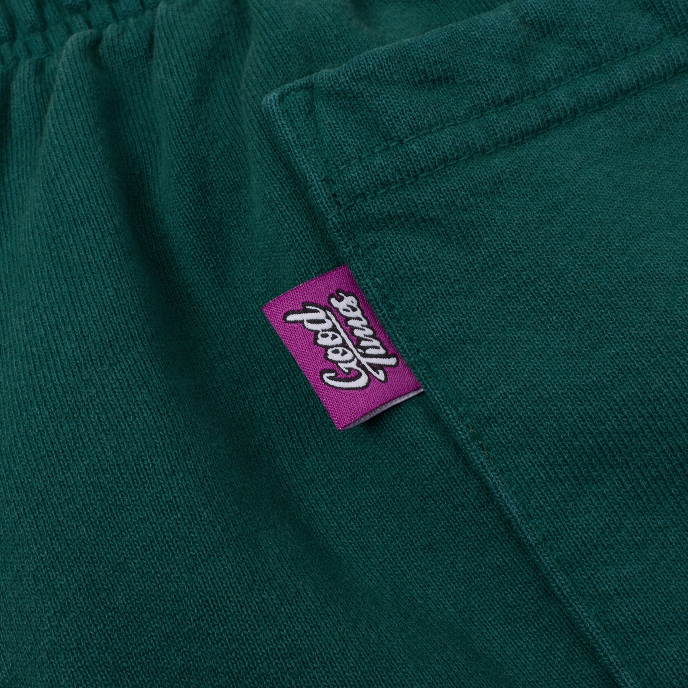 Good Times 3/4 Sweat Shorts “Green”