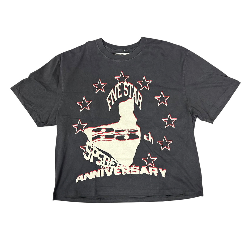 Sp5der Five Star Anniversary Black Tee