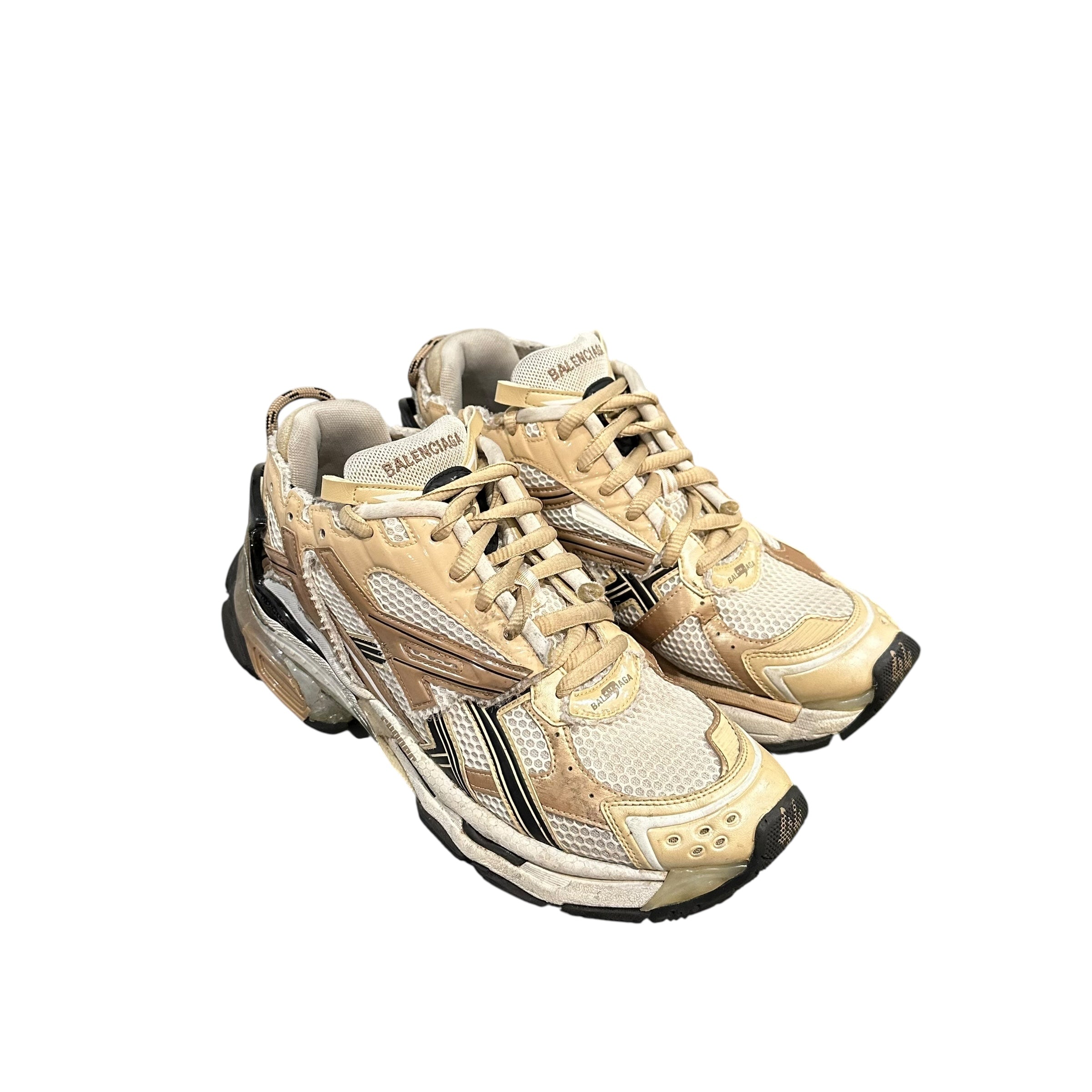 Balenciaga Runners White/Camel