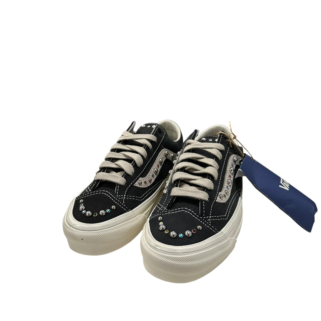 1 of 1 Hand Made Studded Vans Old Skool Lx 36 “Charcoal”