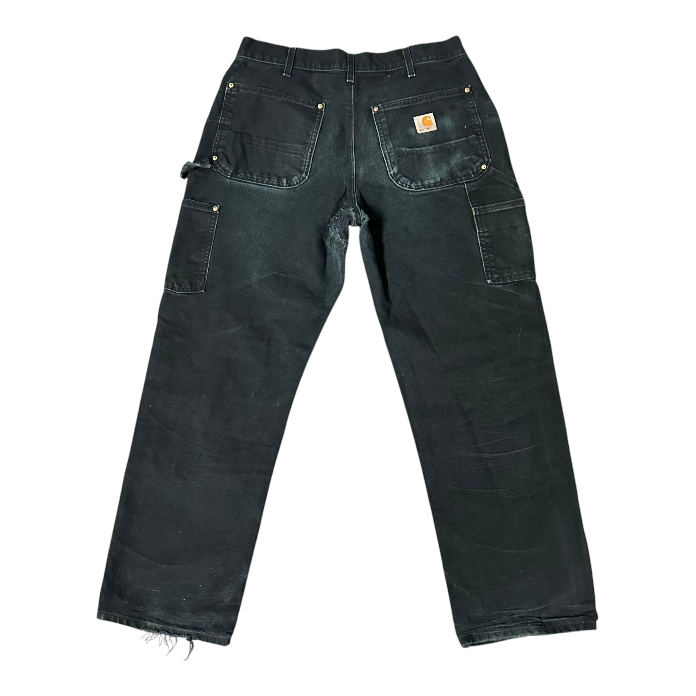 Vintage Carhartt Black Double Knee(32x30)