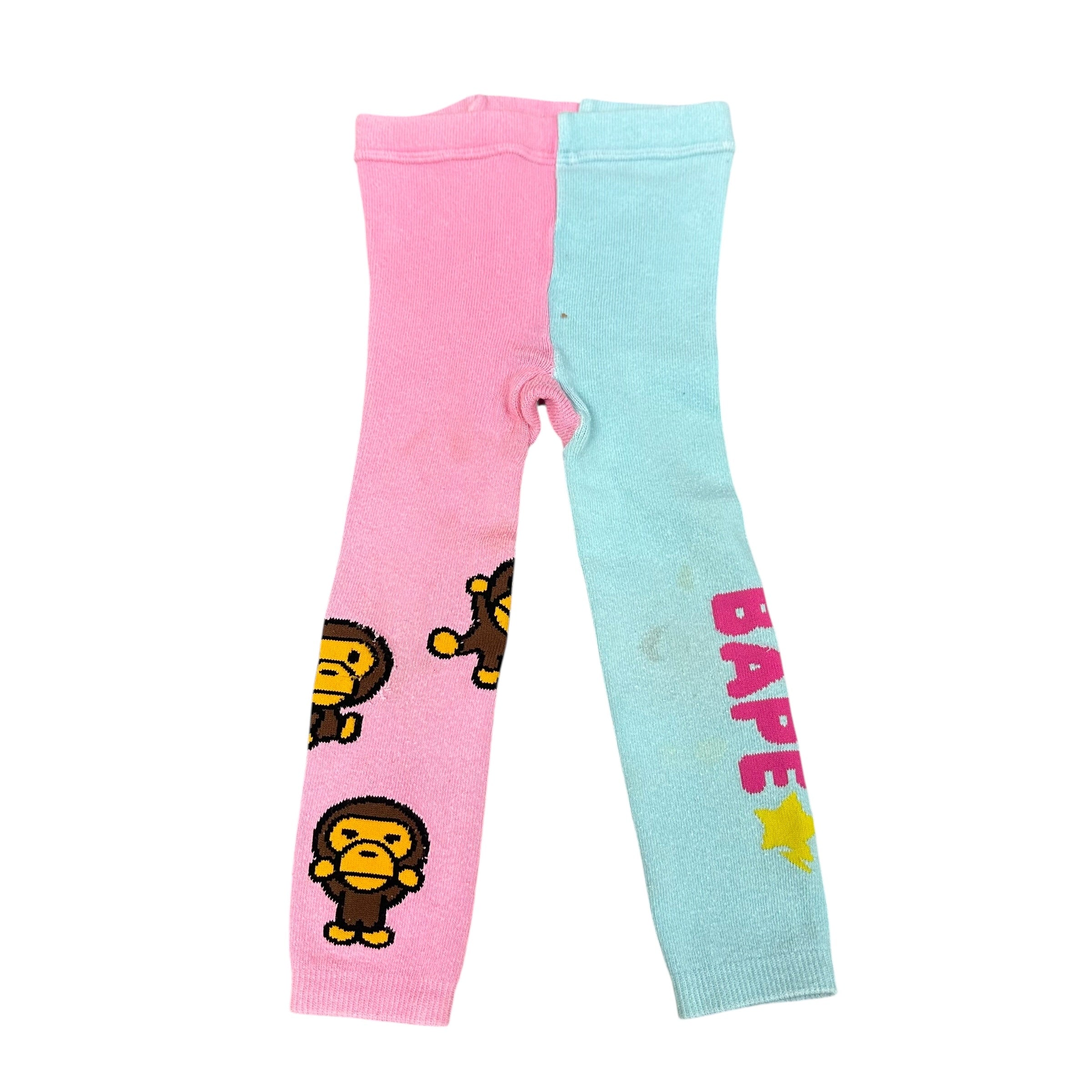 Kids BAPE Milo Blue/Pink Leggings