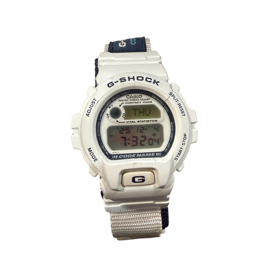 White/Blue Velcro Casio G Shock