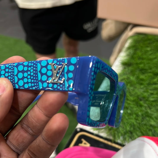 Blue Louis Vuitton Sunglasses