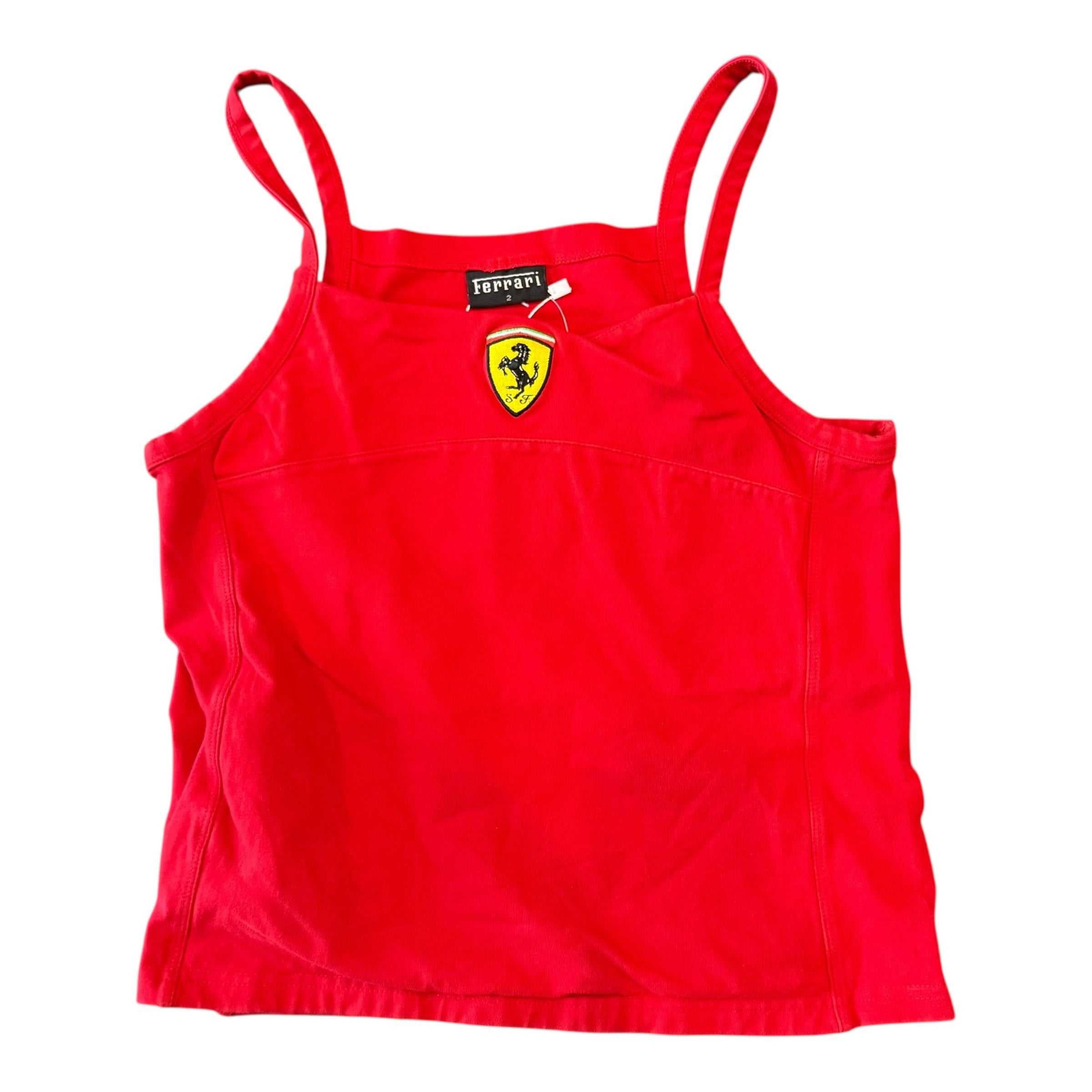 Red Ferrari Tank Top