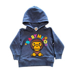 Kids Bape Baby Milo Navy Hoodie