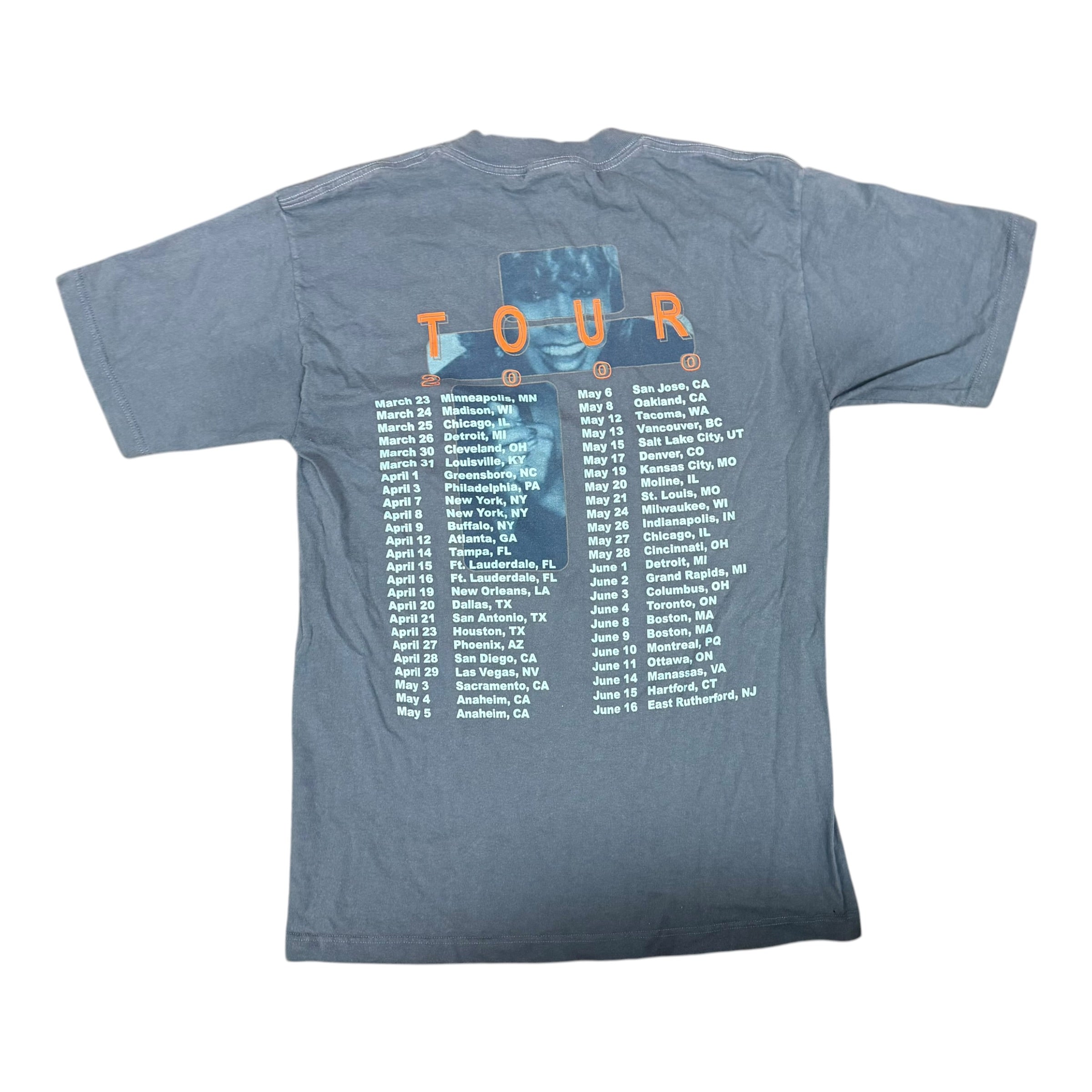 vintage 2000 Tina Turner 'Twenty Four Seven' Tour Tee