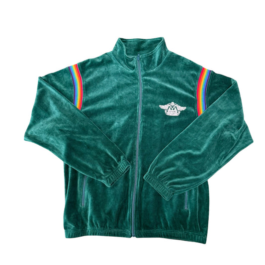 Hysteric Glamour x Supreme Green Velour Jacket