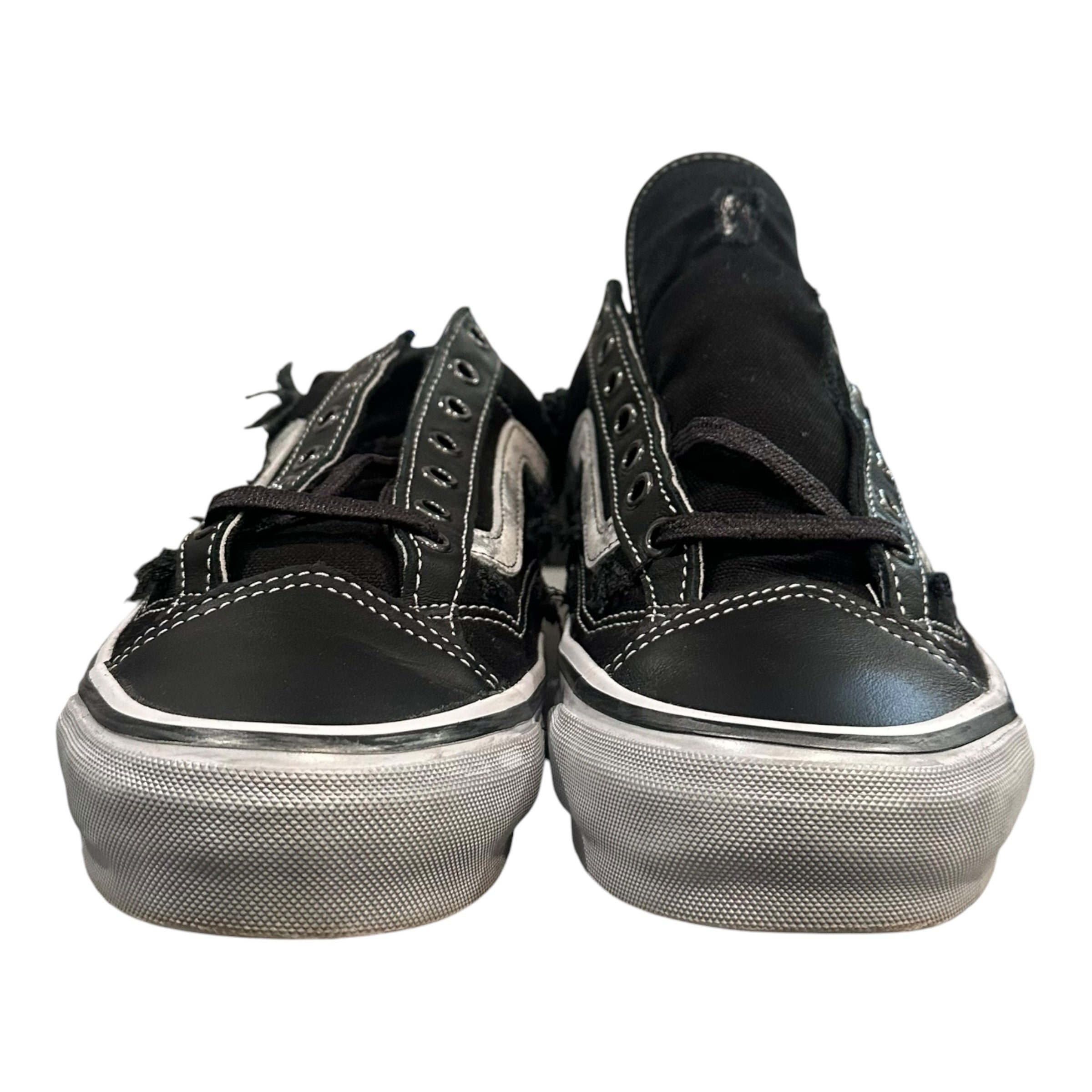 NEW OTW Black Distressed Vibram Vans