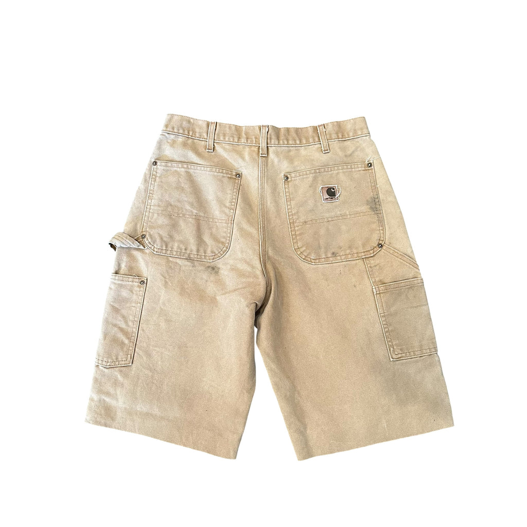 Tan Carhartt Double Knee Shorts(32)