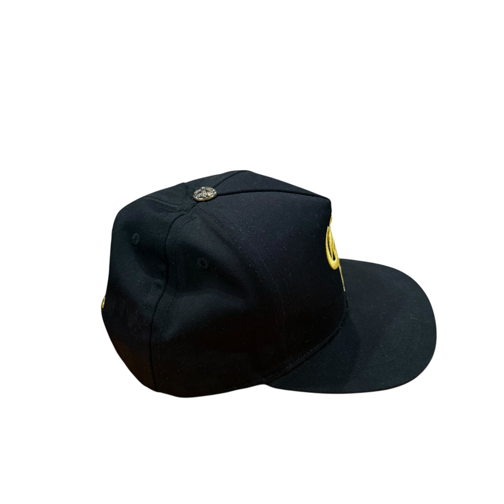 Black/Yellow Chrome Hearts Trucker Hat
