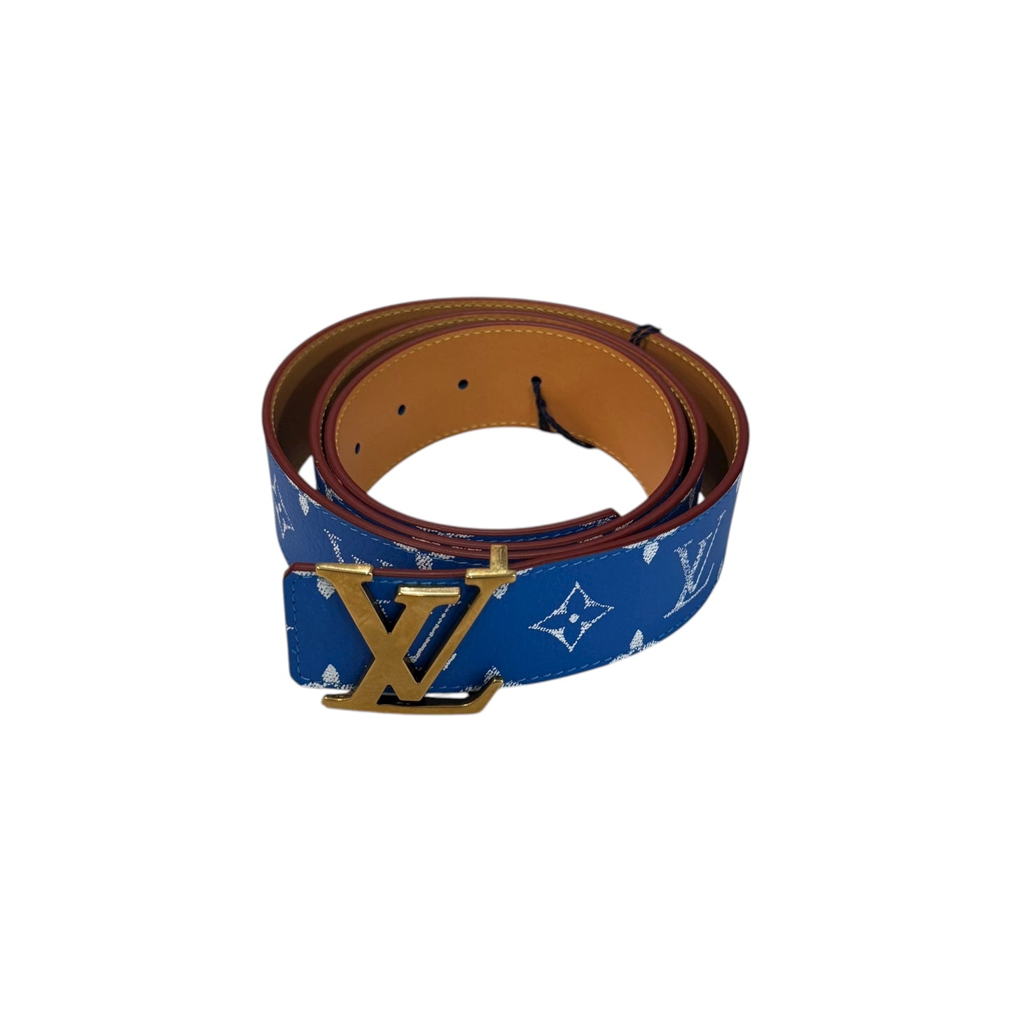 Louis Vuitton LV Initiales 40mm Reversible Belt Blue