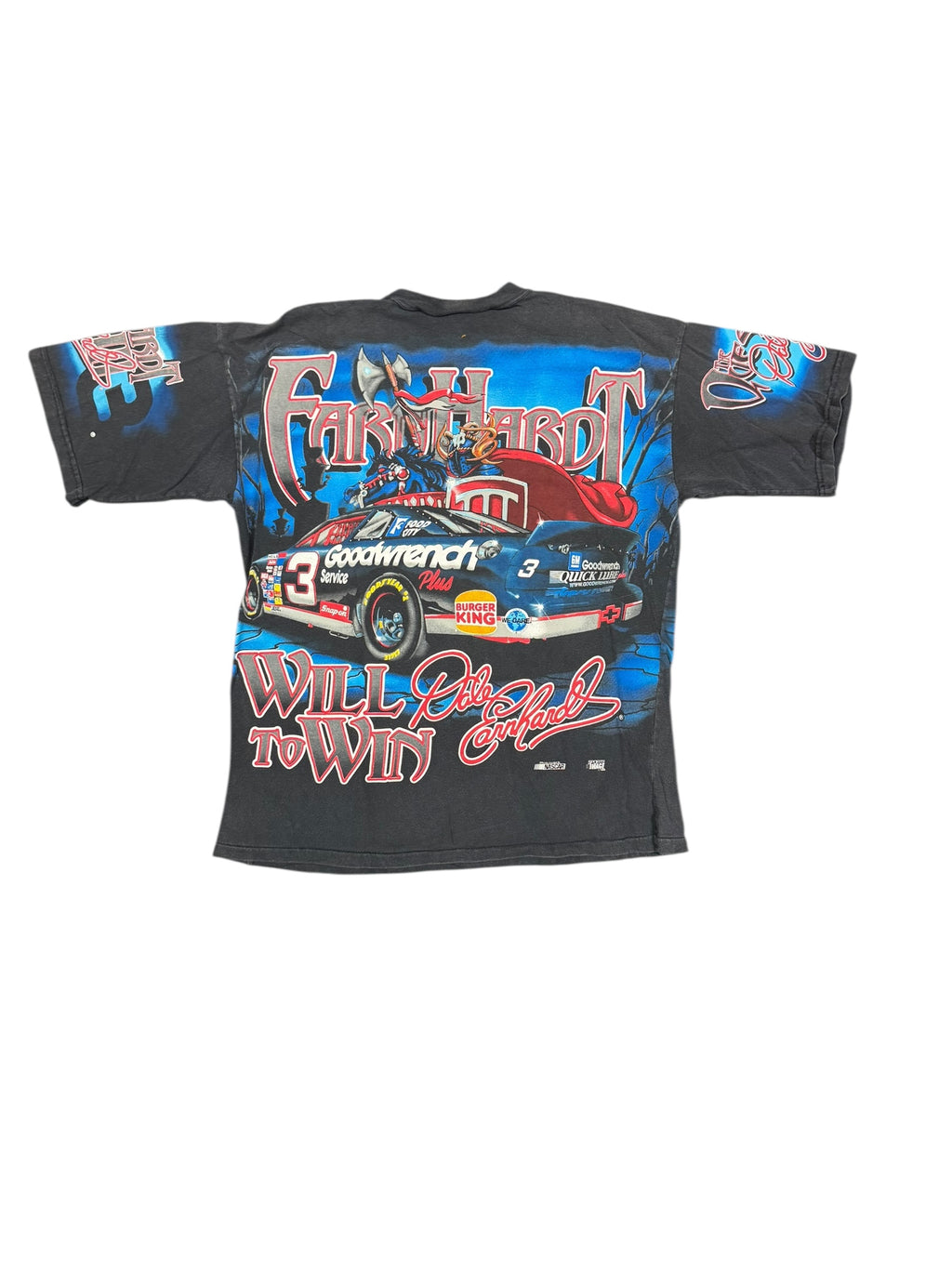 Black The Quest Nascar All Over Print Shirt