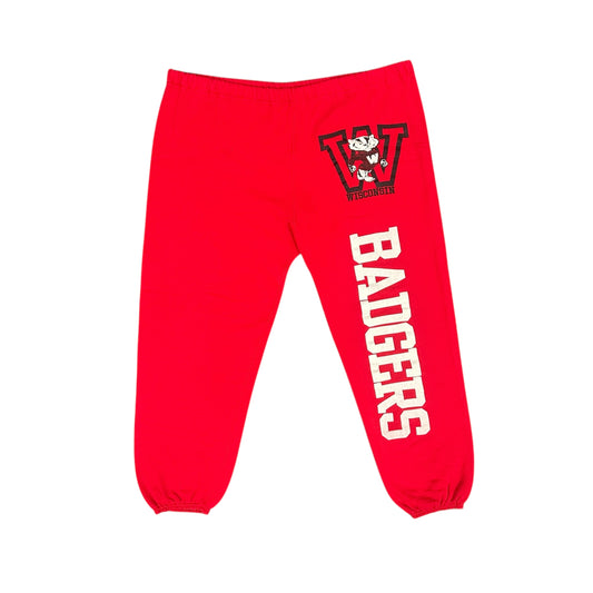 Vintage Red Wisconsin Badgers Sweatpants