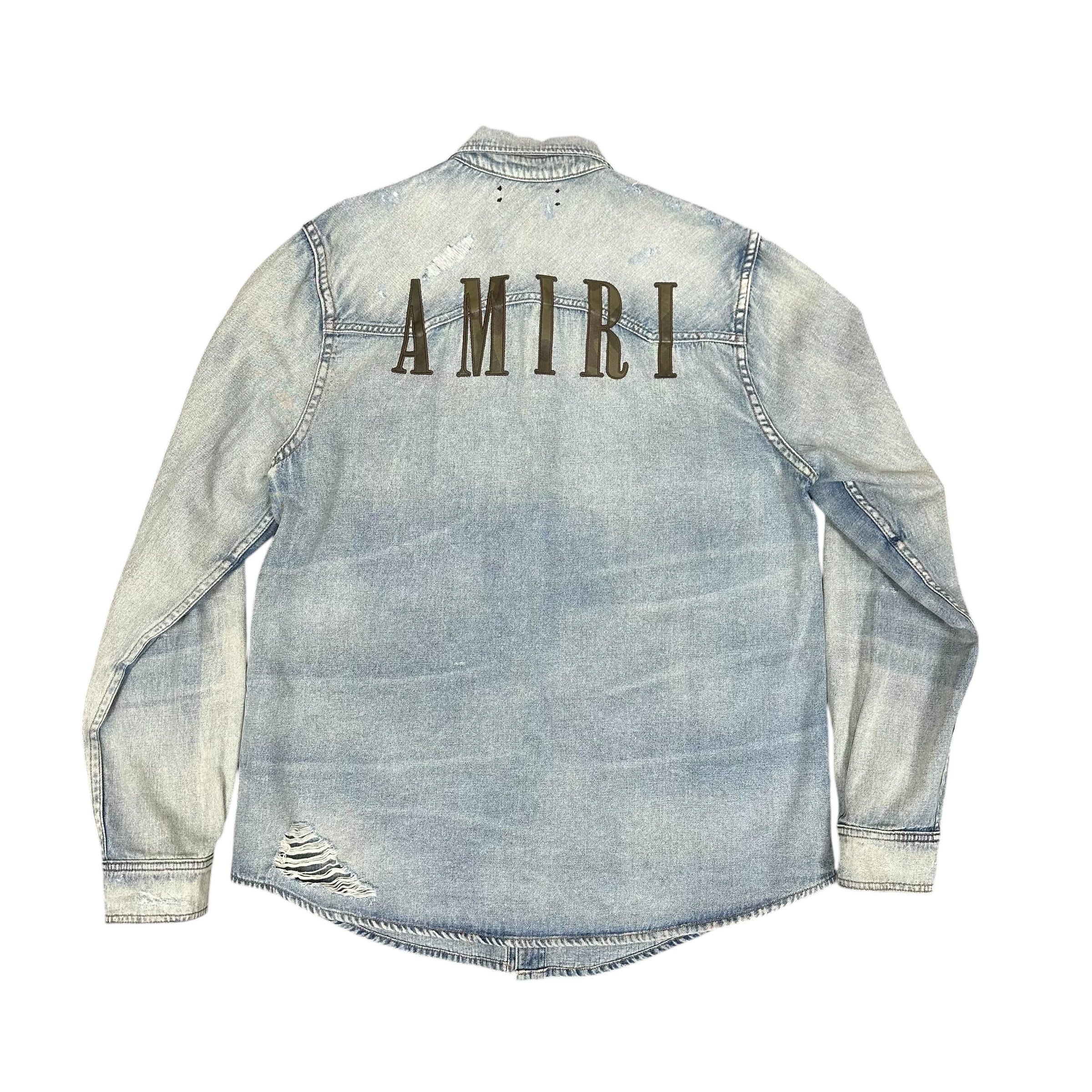 Amiri Denim Button Up Shirt