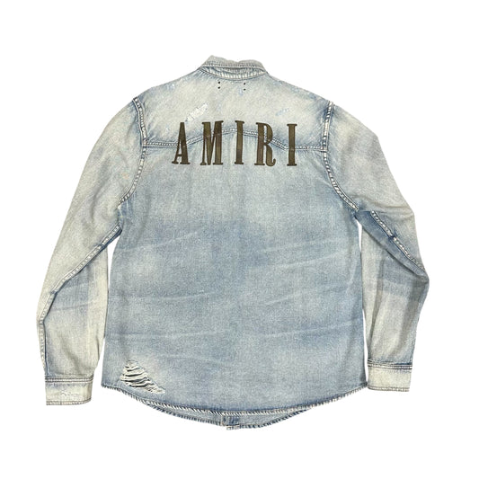 Amiri Denim Button Up Shirt