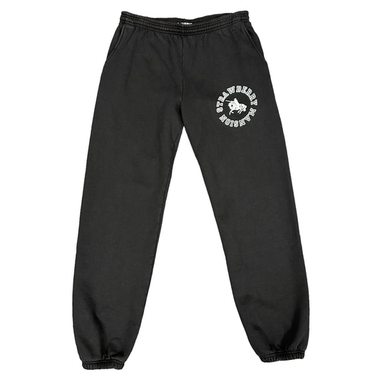 Black Strawberry Mansion Sweatpants