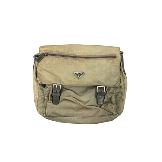 Vintage Prada Messenger Bag Green