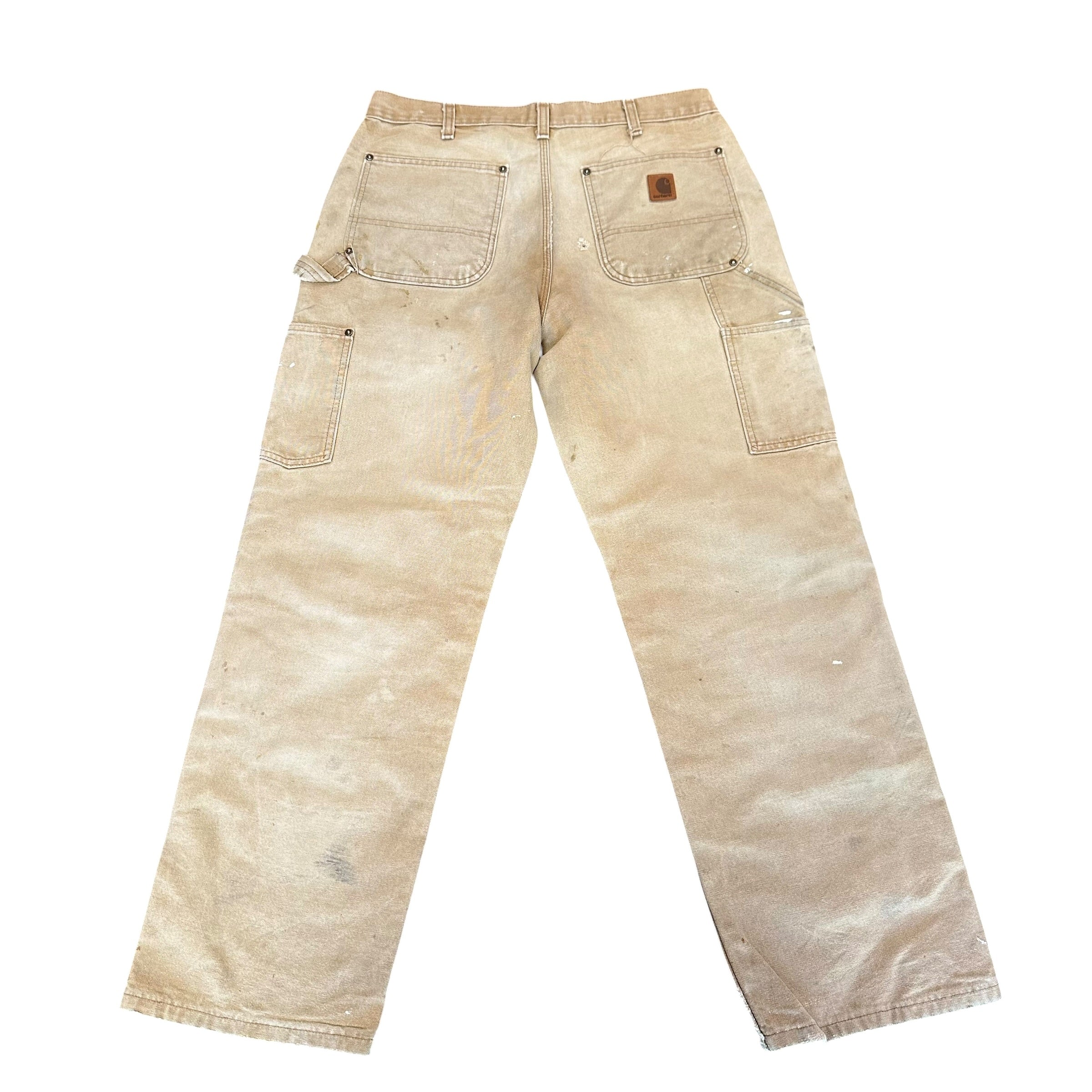 Vintage Carhartt Double Knee Dirty Tan Pants (32)