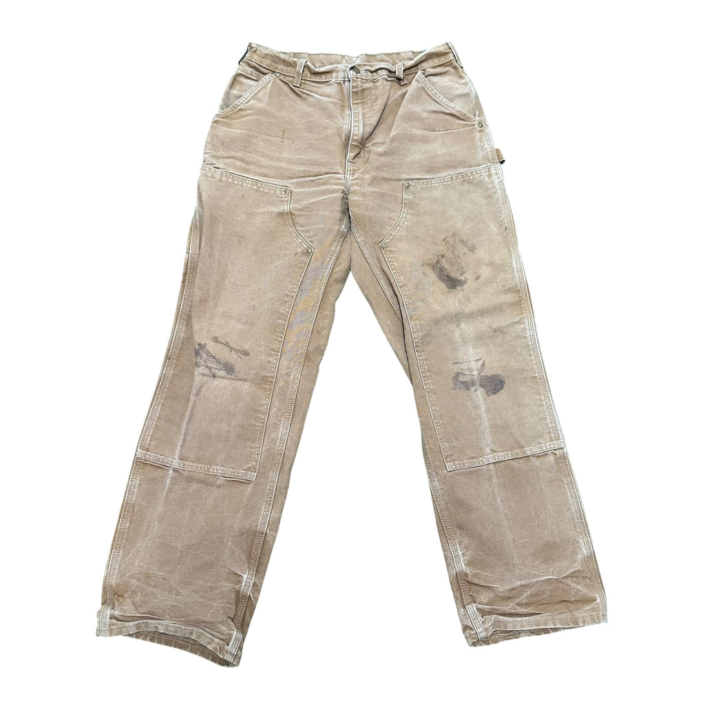 Tan Carhartt Double Knee Pants