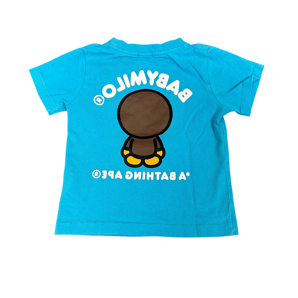 Kids BAPE Milo Blue Front/Back Tee