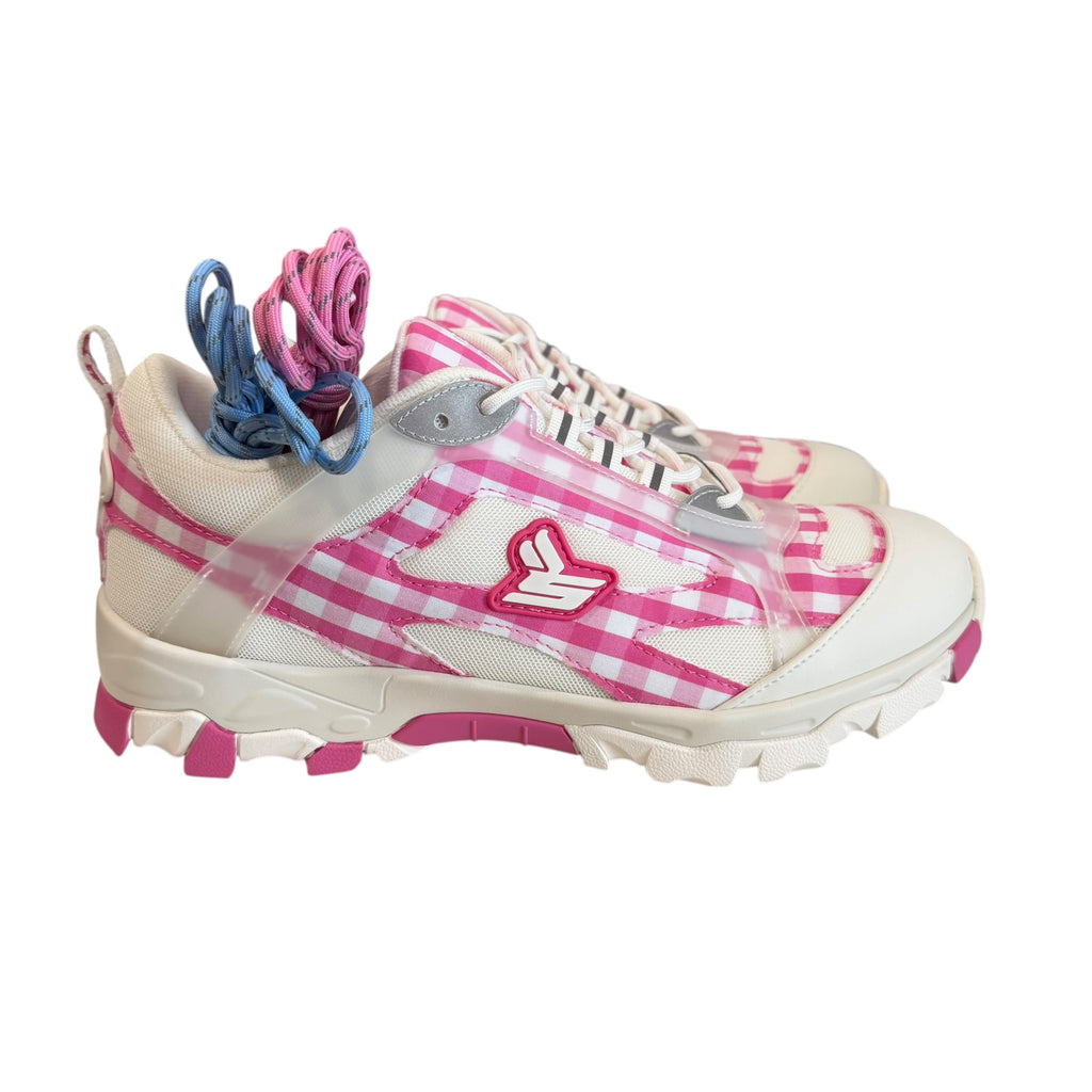 New EE x Sicko Hiking Sneaker “White/Pink”