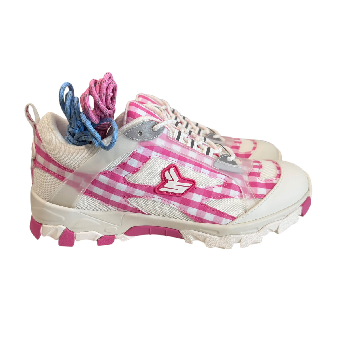 New EE x Sicko Hiking Sneaker “White/Pink”