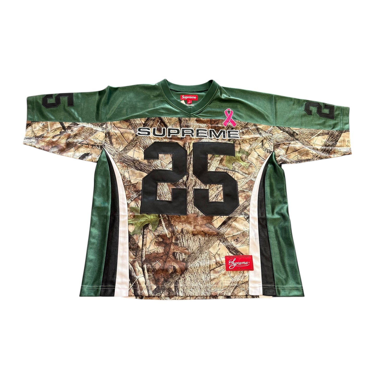 Supreme Camo/Green Football Jersey