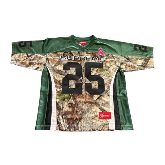 Supreme Camo/Green Football Jersey
