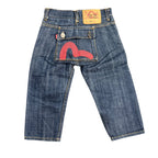 Kids Evisu Blue/Red Middle Pocket Jeans