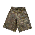 GV Gallery Camo Leather Shorts