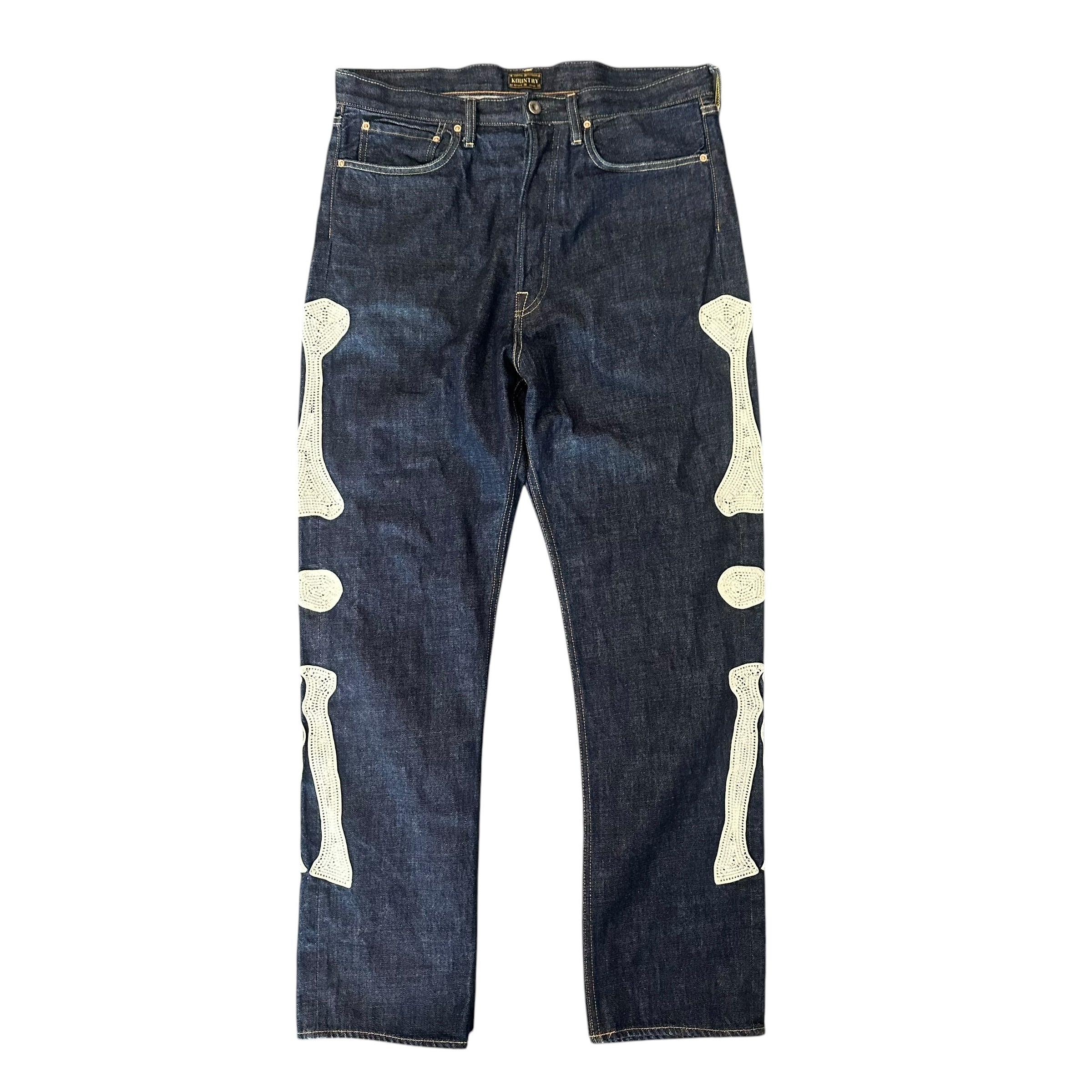 Kapital Blue Bone Jeans