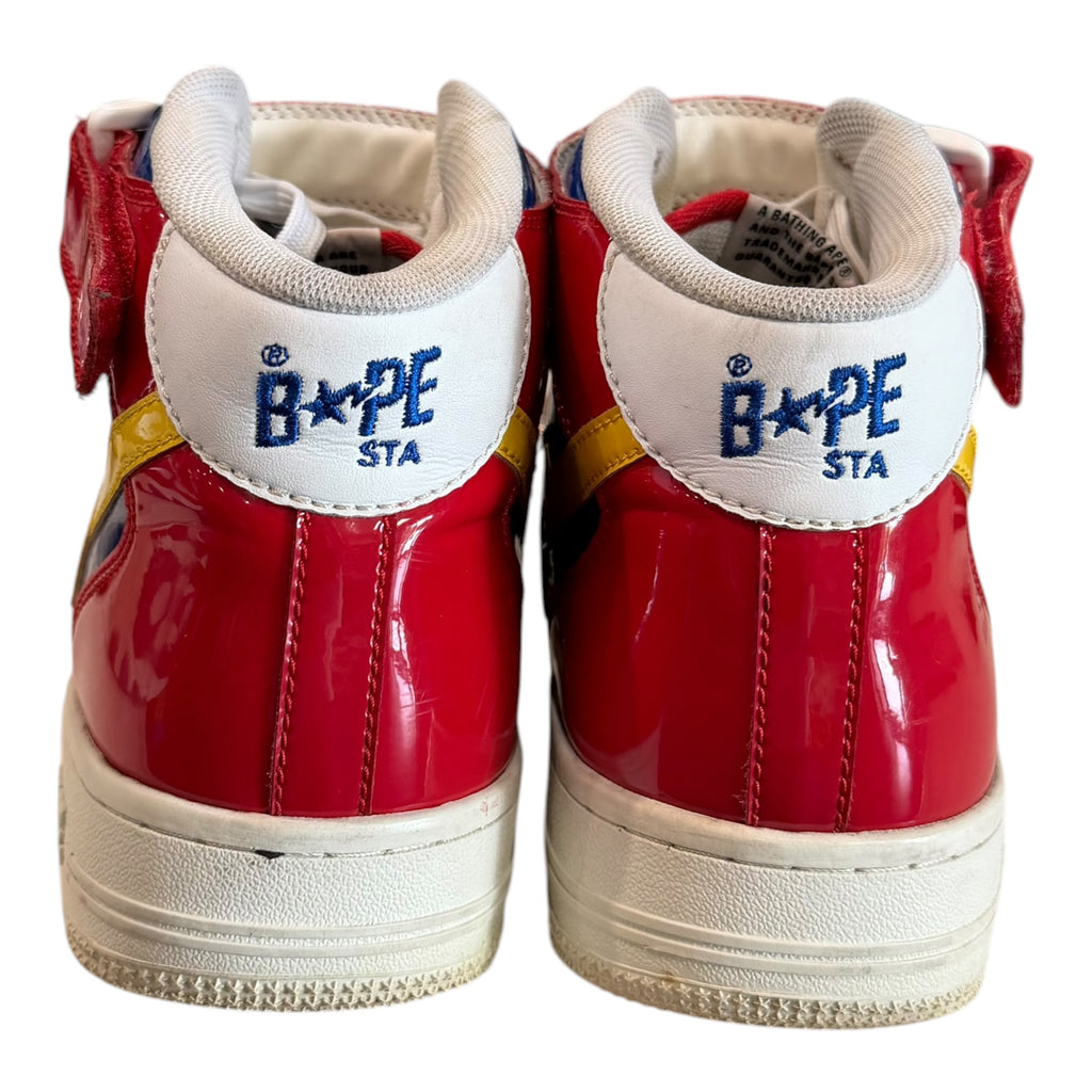 Quarter BATHING APE Bape Sta Mid Top Sneakers (No Box)