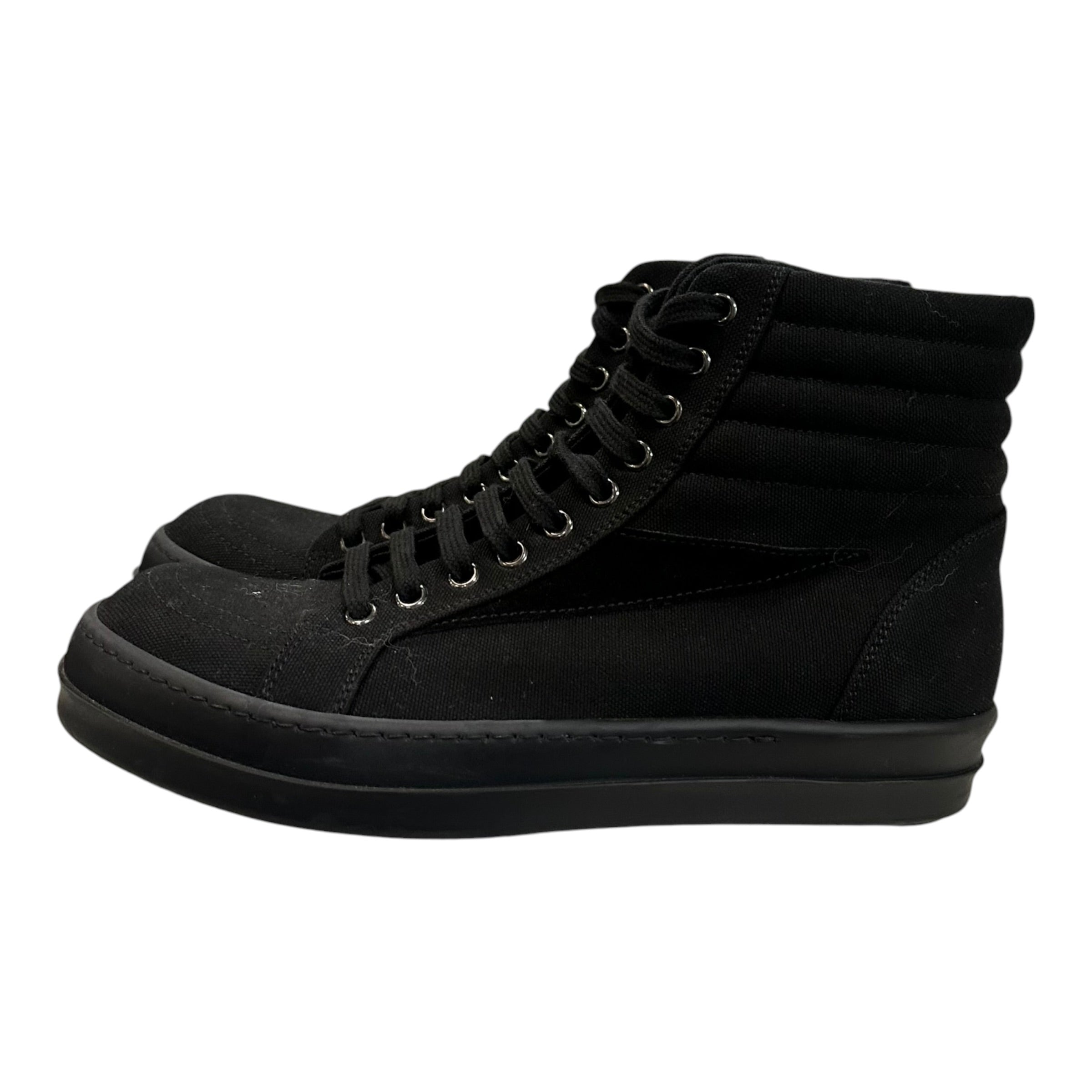 Rick Owens Black/Black Vintage Sneakers High (No Box)