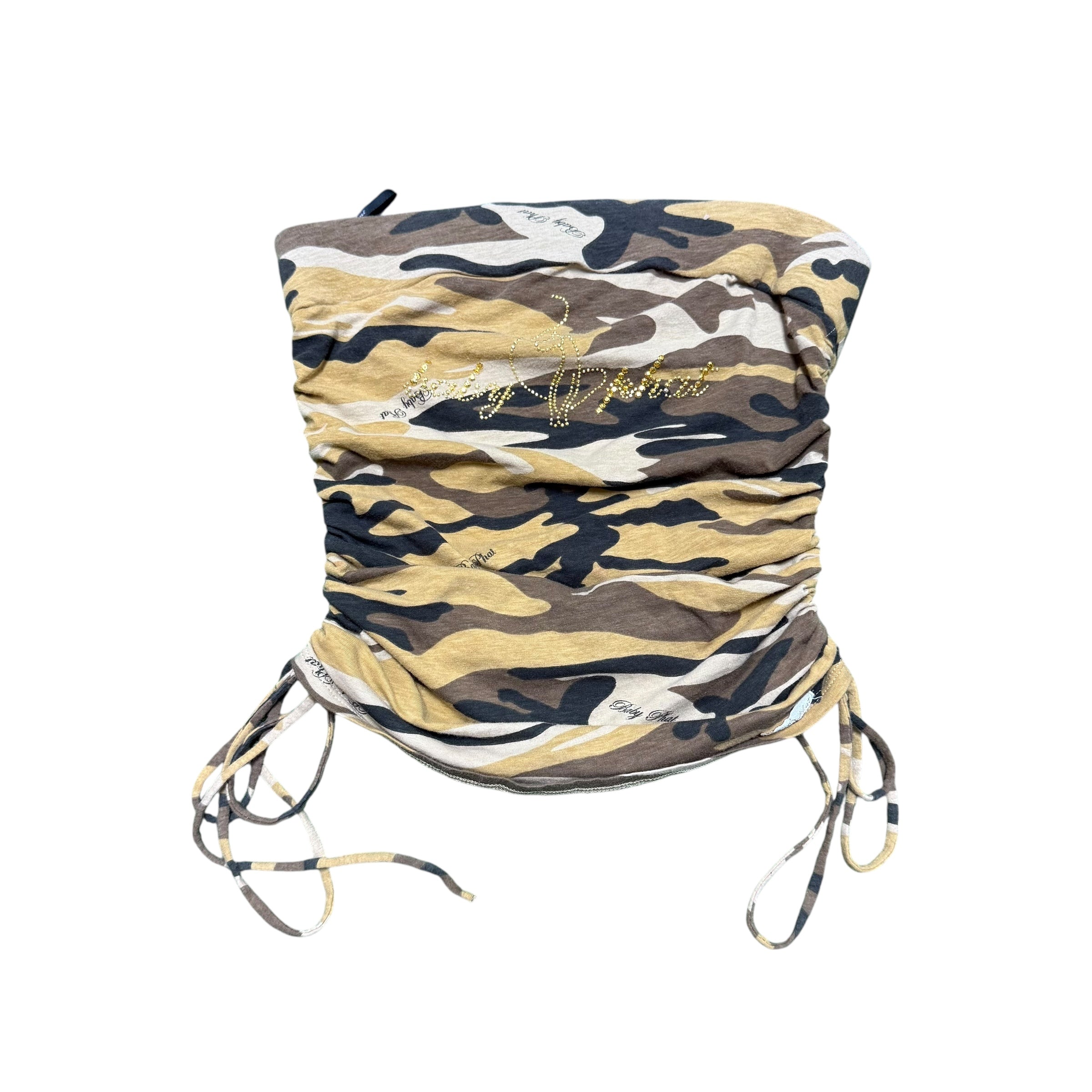 Baby Phat Green Army Tube Top